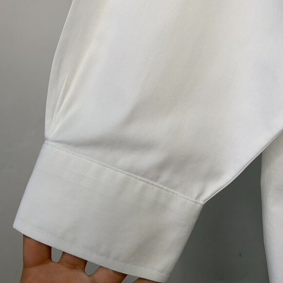 Brooks Brothers 346 Men's White Long Sleeve Button Down Shirt Size 18 4/5 - Picture 7 of 15